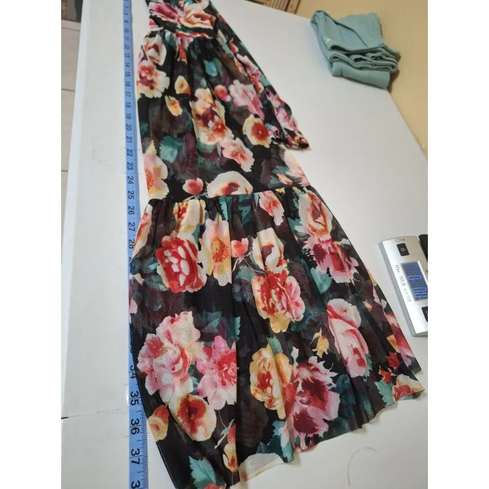 Art Class Girls Floral‎ Mesh Dress Size M (7-8) Cottagecore  Summer Birthday